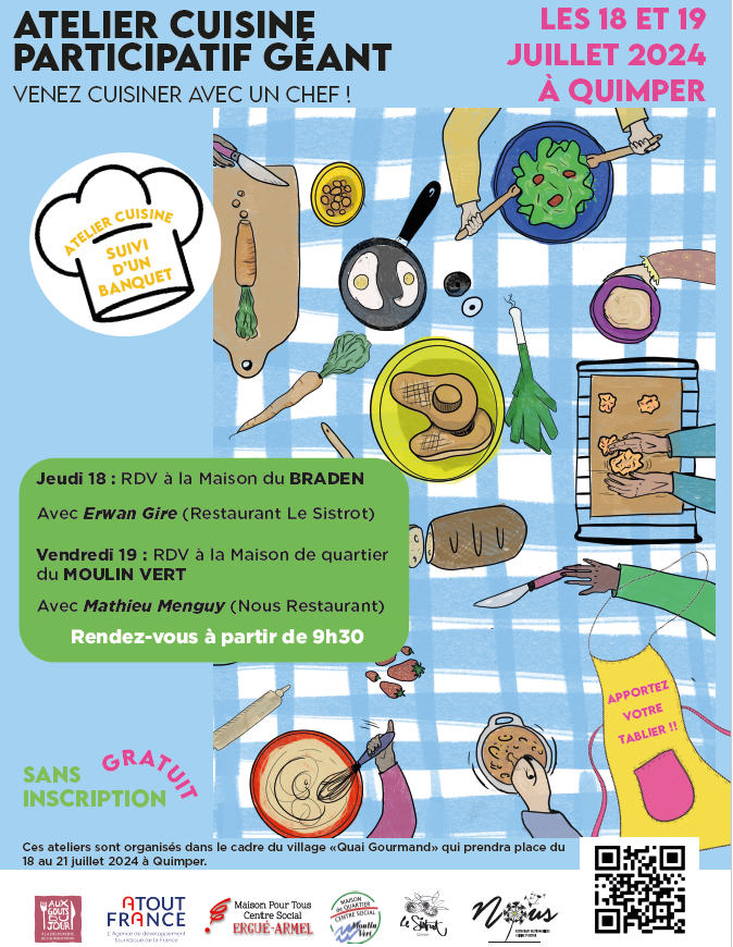 Affiche atelier cuisine participatif geant 1
